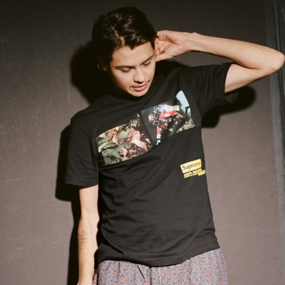 Supreme x Junya Watanabe Comme Des Garcons Man Nature Tee Graphic T-Shirt Size L - Picture 2 of 13